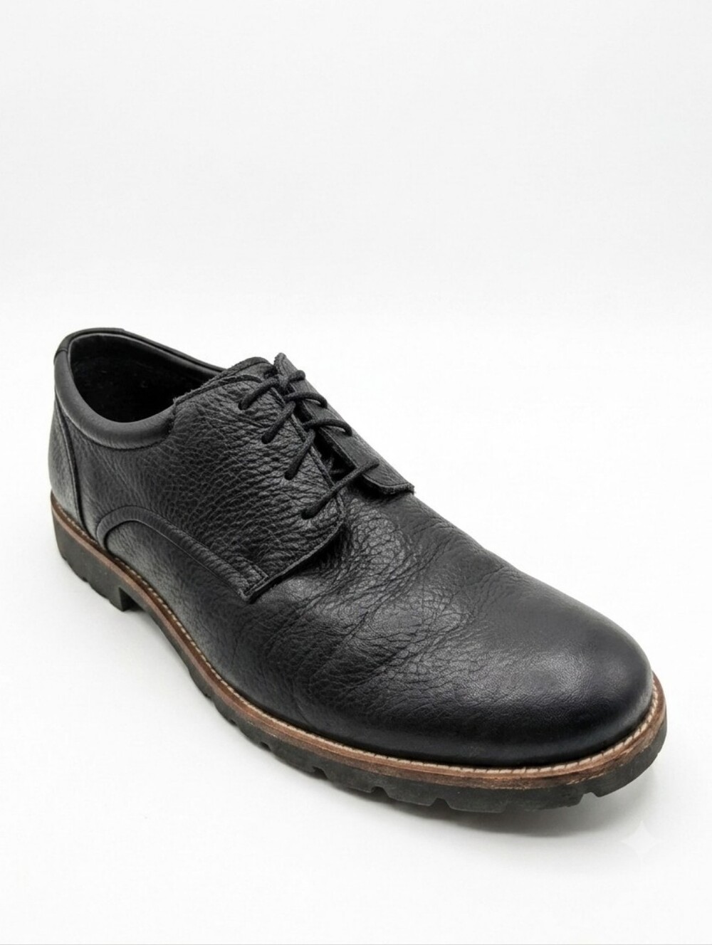 Rockport Black Sharp & Ready Colben Lace-Up Oxford Shoes Size 10 M